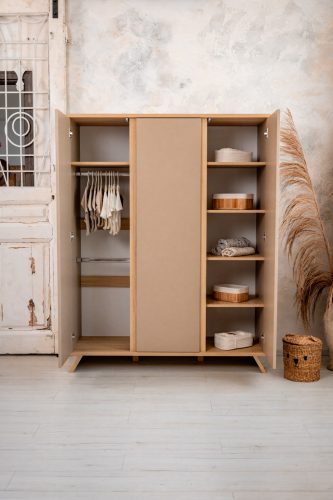 Faktum Sienna Cappucino 3 osztású szekrény