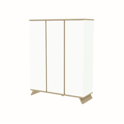 Faktum Sienna White 3 osztású szekrény