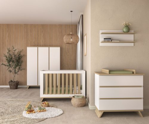 Faktum Sienna White komód + toldalék komódhoz