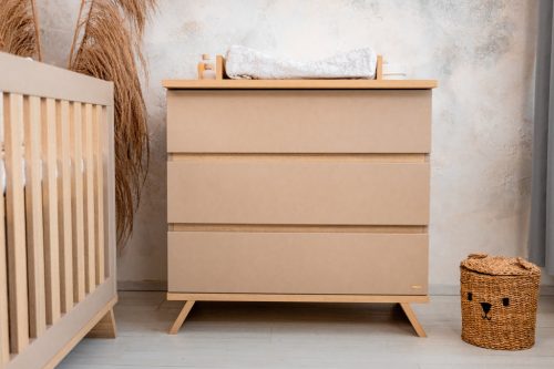 Faktum Sienna Cappuccino komód + pelenkázó toldalék