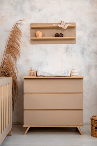 Faktum Sienna Cappuccino komód + pelenkázó toldalék