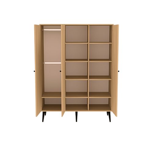 Faktum Calma Oak 3 osztású szekrény