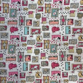 Gyerek kispárna huzat 40x50 cm - Cicák