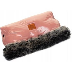   Infantilo NiKiDs FLUFFY Premium szörmés kesztyű - rose flash