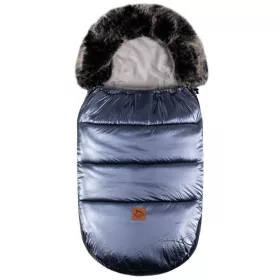 Infantilo NiKiDs FLUFFY Premium bundazsák navy blue