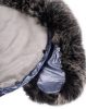 Infantilo NiKiDs FLUFFY Premium bundazsák navy blue