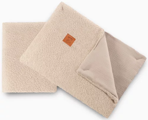 NiKiDs Infanilo Prémium 2 részes babaágynemű garnitúra - beige
