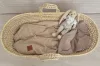 NiKiDs Infanilo Prémium 2 részes babaágynemű garnitúra - beige