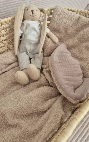 NiKiDs Infanilo Prémium 2 részes babaágynemű garnitúra - beige
