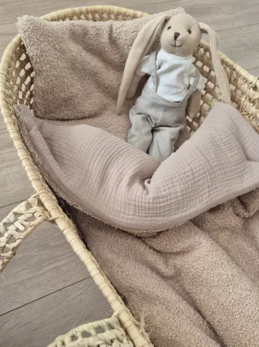 NiKiDs Infanilo Prémium 2 részes babaágynemű garnitúra - beige