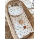 Infantilo NiKiDs muszlin baba ágynemű szett párnával - teddy bear