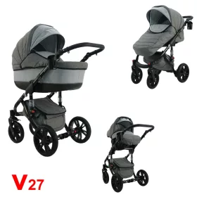   Karex VALLERO multifunkciós 3in1 babakocsi - V27 - fekete váz