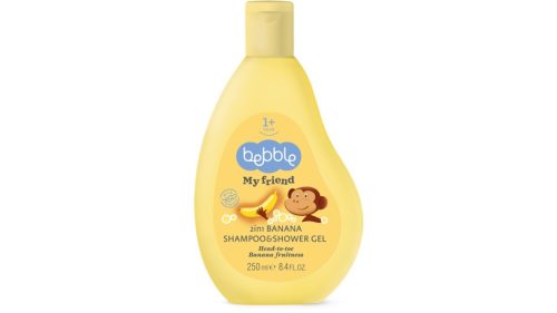 Bebble 2in1 sampon és tusfürdő 250 ml banános