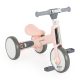 BYOX LEARN-to-Ride mini futóbicikli 3 kerekű tricikli, összecsukható PINK