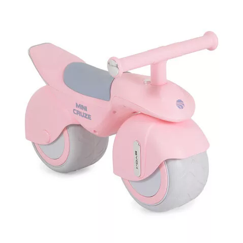 Byox Mini Cruze kismotor zenével 18-36 hónap - Rózsaszín