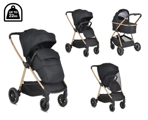 Cangaroo Hydra 2in1 babakocsi fekete