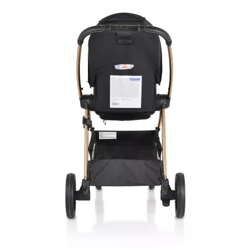 Cangaroo Hydra 2in1 babakocsi - újszülött mózeskosárral - fekete