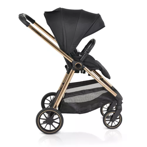 Cangaroo Hydra 2in1 babakocsi - újszülött mózeskosárral - fekete