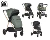 Cangaroo Hydra 2in1 babakocsi - újszülött mózeskosárral - zöld