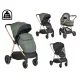 Cangaroo Hydra 2in1 babakocsi - újszülött mózeskosárral - zöld