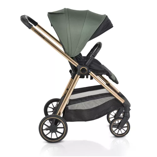 Cangaroo Hydra 2in1 babakocsi - újszülött mózeskosárral - zöld