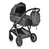 Cangaroo iCLICK Babakocsi 2in1 szett aluminium váz, fordítható ülés, autom. csukható SZÜRKE 