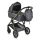 Cangaroo iCLICK Babakocsi 2in1 szett aluminium váz, fordítható ülés, autom. csukható SZÜRKE 