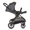 Cangaroo iCLICK Babakocsi 2in1 szett aluminium váz, fordítható ülés, autom. csukható SZÜRKE 
