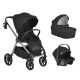 Cangaroo UNIQUE 3in1 babakocsi szett FEKETE