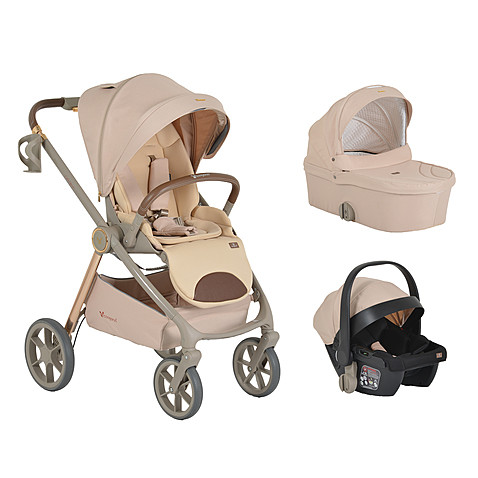 Cangaroo UNIQUE 3in1 babakocsi szett BÉZS 