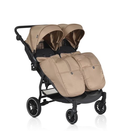 MONI TWINGO Iker babakocsi lábzsákkal CAMEL/BÉZS 