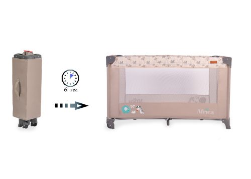 Cangaroo Africa 1 szintes utazóágy 14 kg bézs