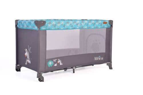 Cangaroo Africa 1 szintes utazóágy 14 kg kék