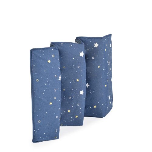 Cangaroo Once Upon3 két szintes utazóágy zenélő játékkal, pelenkázós - farmer kék