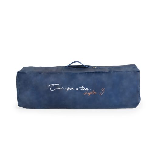 Cangaroo Once Upon3 két szintes utazóágy zenélő játékkal, pelenkázós - farmer kék