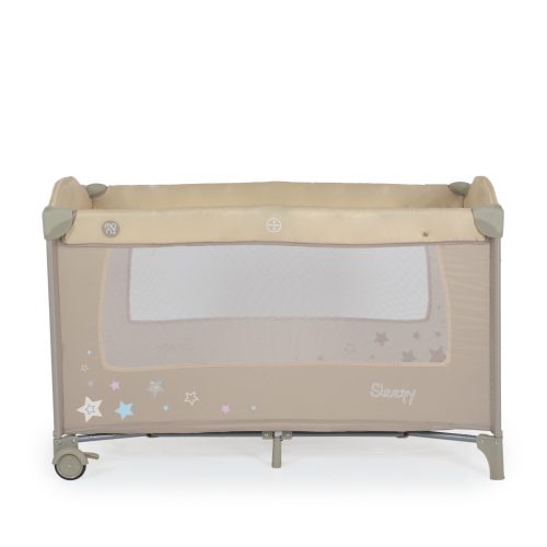 MONI Sleepy összecsukható luxus babaágy 2 szint - bézs