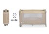 MONI Sleepy összecsukható luxus babaágy 2 szint - bézs