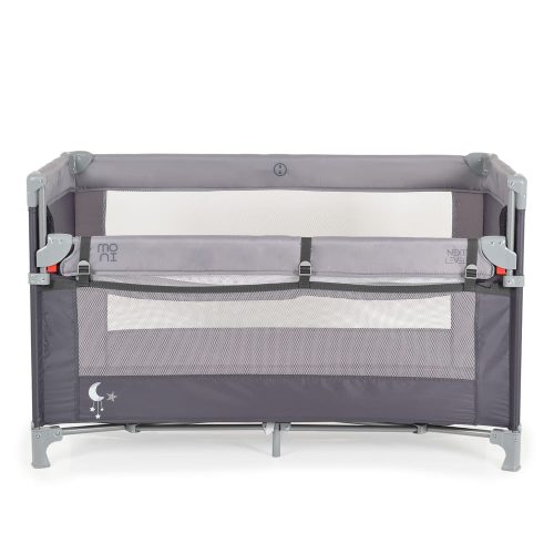 MONI Next level utazóágy lehajtható oldalfal 2 szint - szürke