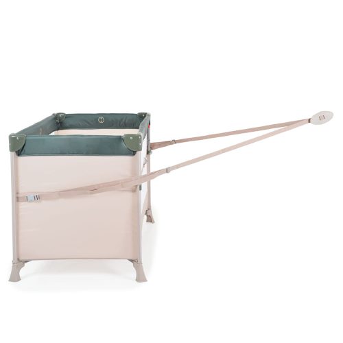 MONI Next level utazóágy lehajtható oldalfal 2 szint - zöld