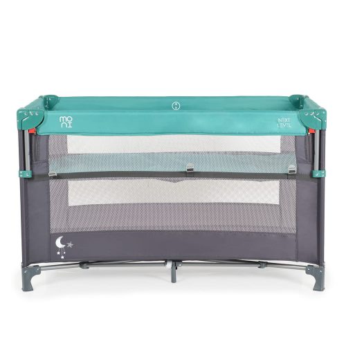 MONI Next level utazóágy lehajtható oldalfal 2 szint - türkíz
