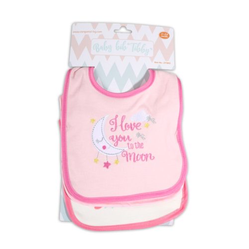 Cangaroo TIBBY előke 3 db újszülött méret PINK