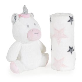 Cangaroo babatakaró 90x75 cm - unikornis plüssel