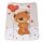 CANGAROO pelenkázólap puha 50X70 cm - Teddy Bear