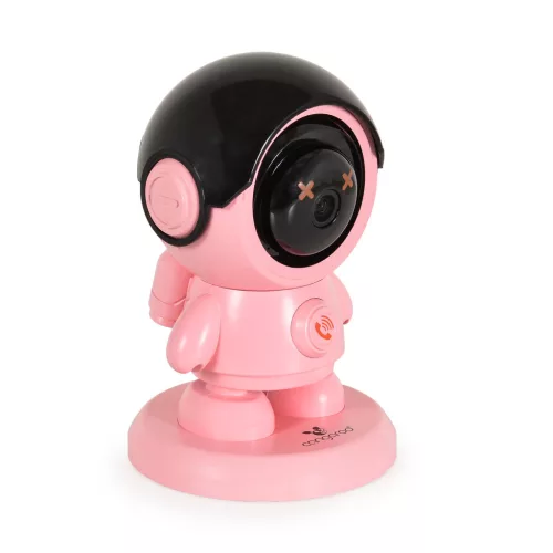 WEST bébiőr, kamera, 3.0MP, wifis, 4G, babaforma - pink
