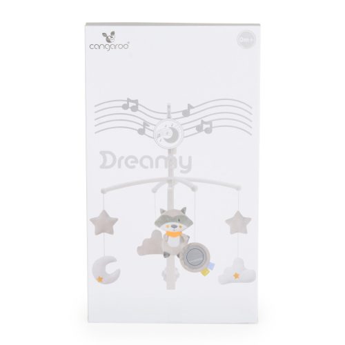 Cangaroo Dreamy Zenélő forgó játék kiságyra - narancs