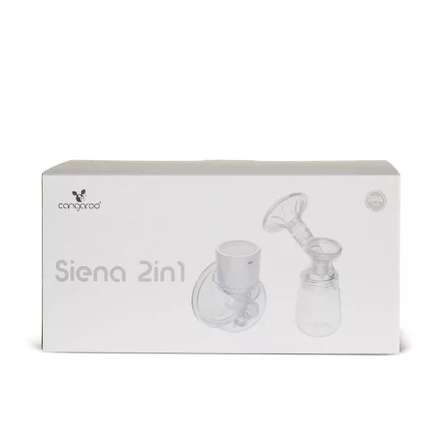 Cangaroo Siena 2in1 elektromos és kézi mellszívó 210 ml tölthető