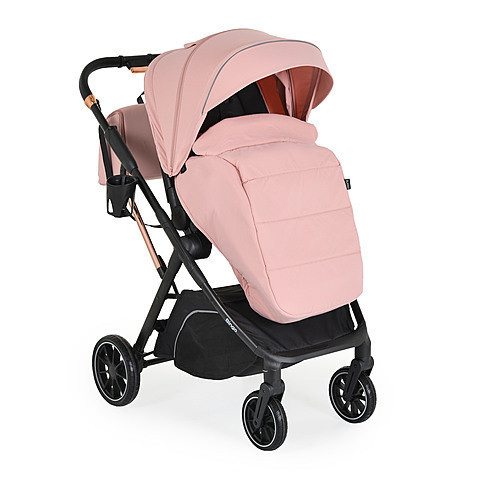 Moni BINGO babakocsi, forgatható,  22 kg-ig - rózsaszín