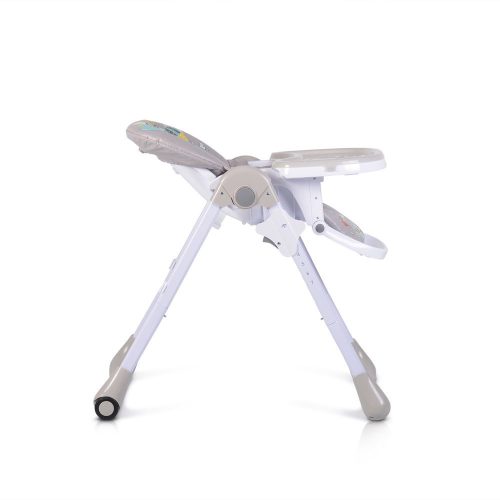 Moni MUFFIN multifunkciós etetőszék, mintás, 2 kerékkel - menta