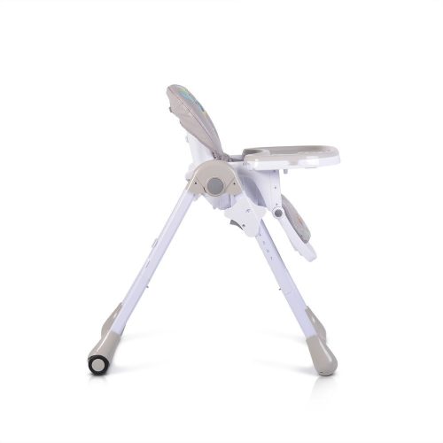 Moni MUFFIN multifunkciós etetőszék, mintás, 2 kerékkel - menta