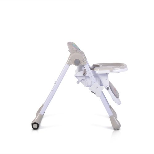 Moni MUFFIN multifunkciós etetőszék, mintás, 2 kerékkel - menta